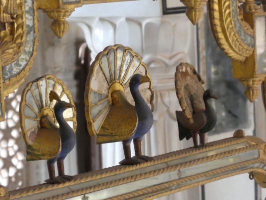 Pauwtjes voor de spiegel - Amer Palace - Jaipur